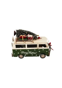 Old Modern Handicrafts Classic Decorative Handmade 1960s Volkswagen Bus Christmas Model