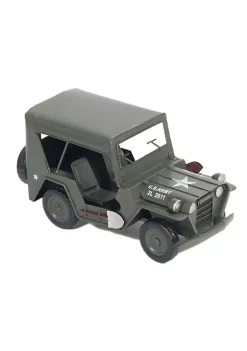Old Modern Handicrafts Classic Decorative 1940 Willys Quad Overland Jeep Model Car Metal -Old Modern Handicrafts shop Belk 1021