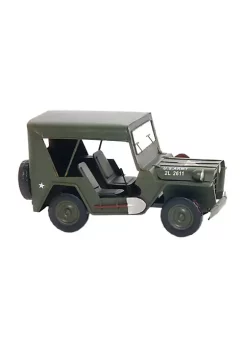 Old Modern Handicrafts Classic Decorative 1940 Willys Quad Overland Jeep Model Car Metal -Old Modern Handicrafts shop Belk 1023