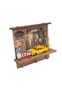 Old Modern Handicrafts Classic Decorative Vintage New York City Checker Taxi Shadow Box -Old Modern Handicrafts shop Belk 1026