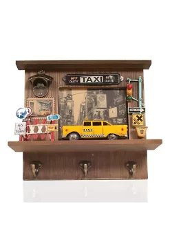 Old Modern Handicrafts Classic Decorative Vintage New York City Checker Taxi Shadow Box -Old Modern Handicrafts shop Belk 1027