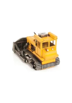 Old Modern Handicrafts Classic Decorative Metal Handmade Tin Bulldozer -Old Modern Handicrafts shop Belk 1049