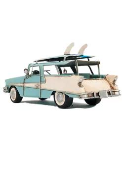 Old Modern Handicrafts Classic Decorative 1957 Ford Country Squire Station Wagon, Blue -Old Modern Handicrafts shop Belk 1061