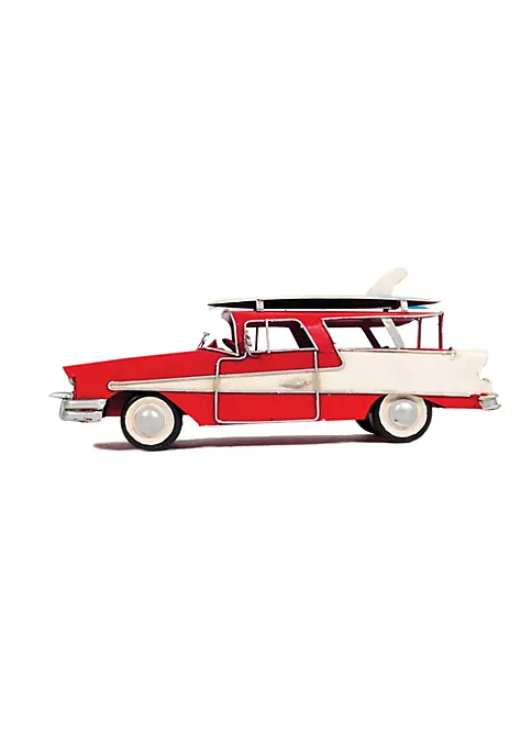 Old Modern Handicrafts AJ096 1957 Ford Country Squire Station Wagon, Red 2 Old Modern Handicrafts AJ096 1957 Ford Country Squire Station Wagon, Red - Image 2