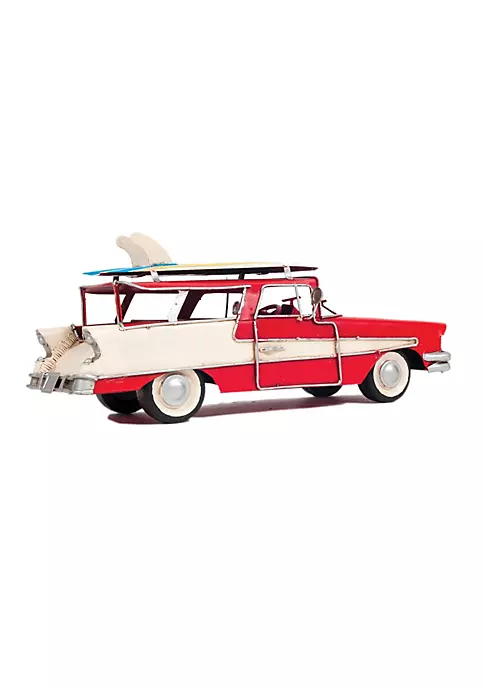 Old Modern Handicrafts AJ096 1957 Ford Country Squire Station Wagon, Red 5 Old Modern Handicrafts AJ096 1957 Ford Country Squire Station Wagon, Red - Image 5