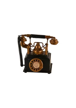 Old Modern Handicrafts Classic Decorative Handmade Vintage Telephone Coin Bank