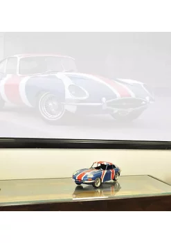 Old Modern Handicrafts Classic Decorative 1961 E-Type Jaguar Model Car Metal Handmade -Old Modern Handicrafts shop Belk 1104