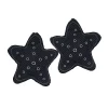 Old Modern Handicrafts Home Decorative Star Pillow, Blue - Set of 2