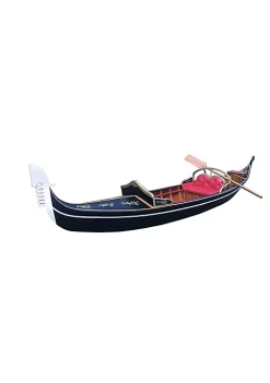 Old Modern Handicrafts Classic Decorative Venetian Gondola Real Boat 14