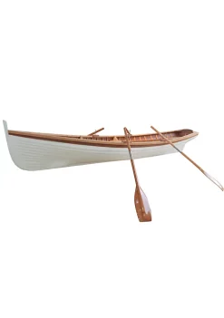 Old Modern Handicrafts Classic Decorative Clinker Built Whitehall Row Boat 12 Feet