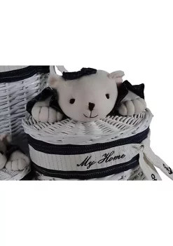 Old Modern Handicrafts Home Decorative Oval Willow Baskets With Bear Design, Set of 4 -Old Modern Handicrafts shop Belk 187