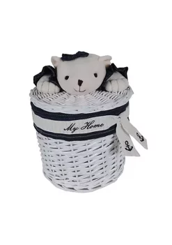 Old Modern Handicrafts Home Decorative Oval Willow Baskets With Bear Design, Set of 4 -Old Modern Handicrafts shop Belk 188