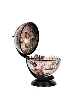 Old Modern Handicrafts Home Decorative White Globe 13 Inches with Chess Holder -Old Modern Handicrafts shop Belk 199