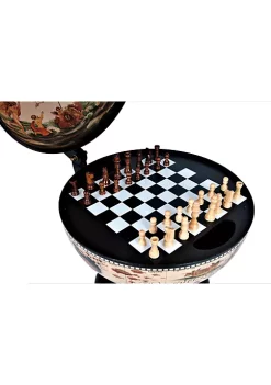 Old Modern Handicrafts Home Decorative White Globe 13 Inches with Chess Holder -Old Modern Handicrafts shop Belk 200