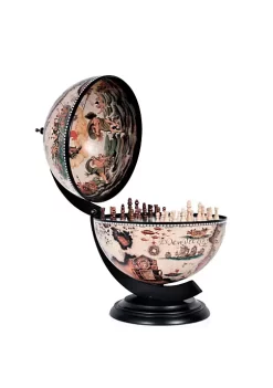Old Modern Handicrafts Home Decorative White Globe 13 Inches with Chess Holder -Old Modern Handicrafts shop Belk 201