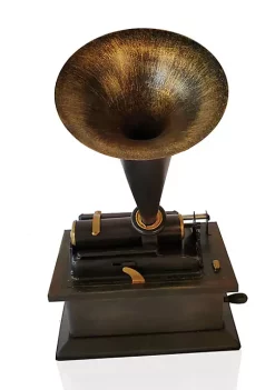 Old Modern Handicrafts Classic Decorative 1901 Edison Standard Model A New Style Phonograph Display-Only
