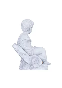Old Modern Handicrafts Classic Decorative Anne Home - Boy Sitting Statue -Old Modern Handicrafts shop Belk 238