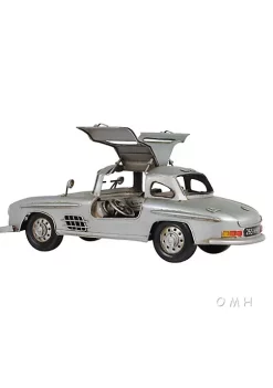 Old Modern Handicrafts Classic Decorative Mercedes Benz 300L Gullwing Silver Model -Old Modern Handicrafts shop Belk 247