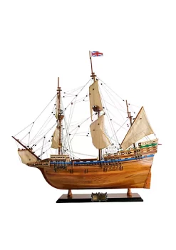 Old Modern Handicrafts Home Decorative Bone Globe With Alluminum Base