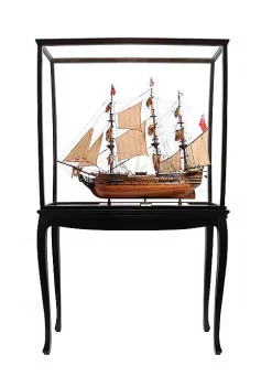 Old Modern Handicrafts Classic Decorative HMS Surprise Large With Floor Display Case