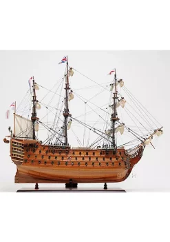 Old Modern Handicrafts Classic Decorative HMS Victory Large With Table Top Display Case -Old Modern Handicrafts shop Belk 319