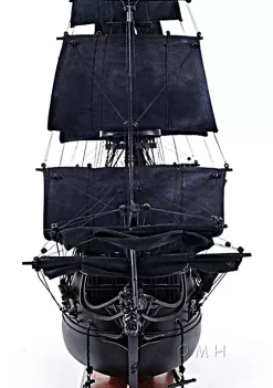 Old Modern Handicrafts Classic Decorative Black Pearl Pirate Ship Midsize With Display Case Front Open -Old Modern Handicrafts shop Belk 325