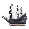 Old Modern Handicrafts Home Decorative Black Pearl Pirate Ship - Medium