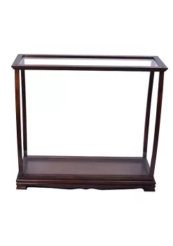 Old Modern Handicrafts Table Top Display Case Classic Brown -Old Modern Handicrafts shop Belk 427