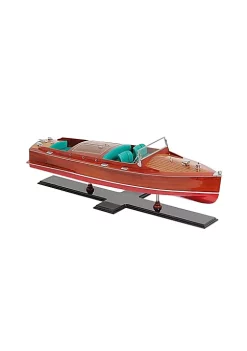 Old Modern Handicrafts Home Decorative Chris Craft Runabout Painted