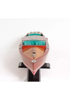 Old Modern Handicrafts Home Decorative Chris Craft Runabout Painted -Old Modern Handicrafts shop Belk 465