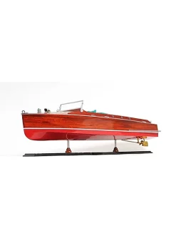 Old Modern Handicrafts Home Decorative Chris Craft Runabout Painted -Old Modern Handicrafts shop Belk 466