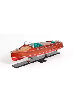 Old Modern Handicrafts Home Decorative Chris Craft Runabout Painted -Old Modern Handicrafts shop Belk 467