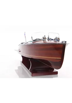 Old Modern Handicrafts Home Decorative Chris Craft Triple Cockpit Medium -Old Modern Handicrafts shop Belk 489