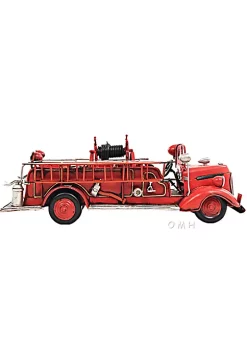 Old Modern Handicrafts Home Decorative 1938 Red Fire Engine Ford 1:40 -Old Modern Handicrafts shop Belk 49