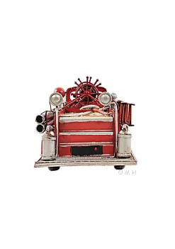 Old Modern Handicrafts Home Decorative 1938 Red Fire Engine Ford 1:40 -Old Modern Handicrafts shop Belk 50