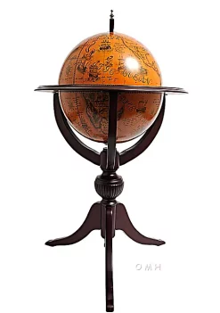 Old Modern Handicrafts Home Decorative Globe bar, 17 3/4 inches - 3 legs -Old Modern Handicrafts shop Belk 508