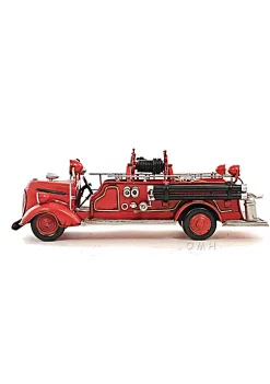 Old Modern Handicrafts Home Decorative 1938 Red Fire Engine Ford 1:40 -Old Modern Handicrafts shop Belk 51