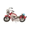 Old Modern Handicrafts Classic Decorative Red Harley-Davidson Motorcycle Metal Handmade