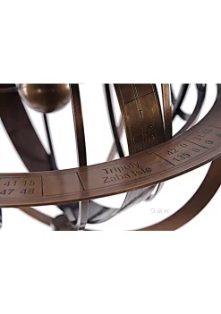 Old Modern Handicrafts Home Decorative Brass Armillary With Wood Stand -Old Modern Handicrafts shop Belk 544