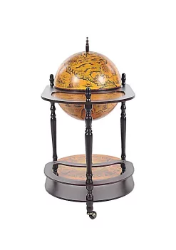Old Modern Handicrafts Home Decorative Globe Drink Trolley 16.5 inches - Red -Old Modern Handicrafts shop Belk 549