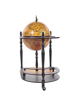 Old Modern Handicrafts Home Decorative Globe Drink Trolley 16.5 inches - Red -Old Modern Handicrafts shop Belk 550