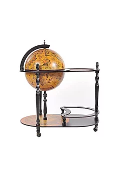 Old Modern Handicrafts Home Decorative Globe Drink Trolley 16.5 inches - Red -Old Modern Handicrafts shop Belk 551