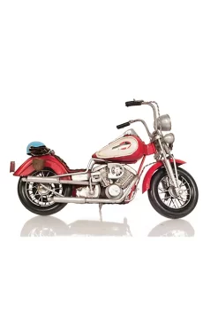 Old Modern Handicrafts Classic Decorative Red Harley-Davidson Motorcycle Metal Handmade -Old Modern Handicrafts shop Belk 56