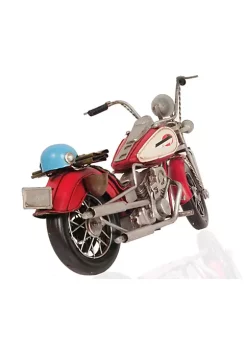 Old Modern Handicrafts Classic Decorative Red Harley-Davidson Motorcycle Metal Handmade -Old Modern Handicrafts shop Belk 57