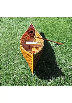 Old Modern Handicrafts Home Decorative Canoe With Ribs Curved Bow, 10 feet -Old Modern Handicrafts shop Belk 6