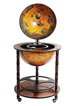 Old Modern Handicrafts Home Decorative Globe Drink Cabinet, 17 3/4 inches -Old Modern Handicrafts shop Belk 62