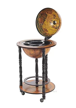 Old Modern Handicrafts Home Decorative Globe Bar Table 330mm 4 Legs Stand - Red -Old Modern Handicrafts shop Belk 653