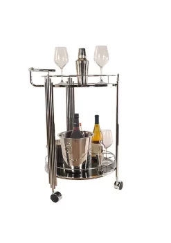 Old Modern Handicrafts Classic Decorative Anne Home - Round 2-Tier Serving Trolley