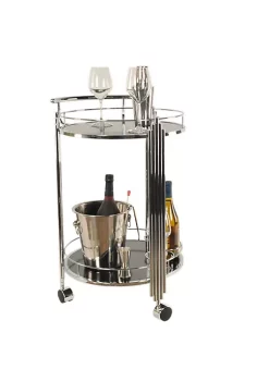 Old Modern Handicrafts Classic Decorative Anne Home - Round 2-Tier Serving Trolley -Old Modern Handicrafts shop Belk 665