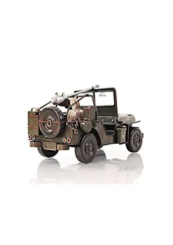 Old Modern Handicrafts Home Decorative Green 1940 Willys-Overland Jeep 1:12 -Old Modern Handicrafts shop Belk 68